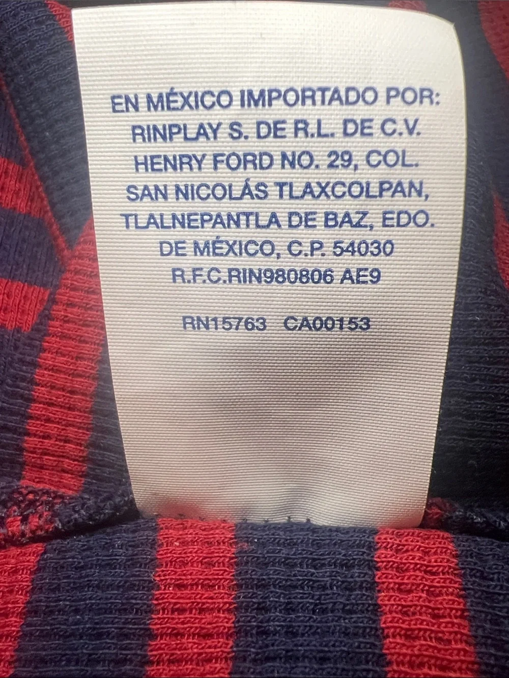 Polo Ralph Lauren Men’s L Red Navy Striped Waffle Knit Sleepwear Thermal Shirt